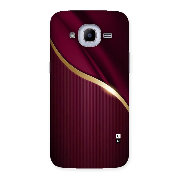 Smooth Maroon Back Case for Samsung Galaxy J2 2016